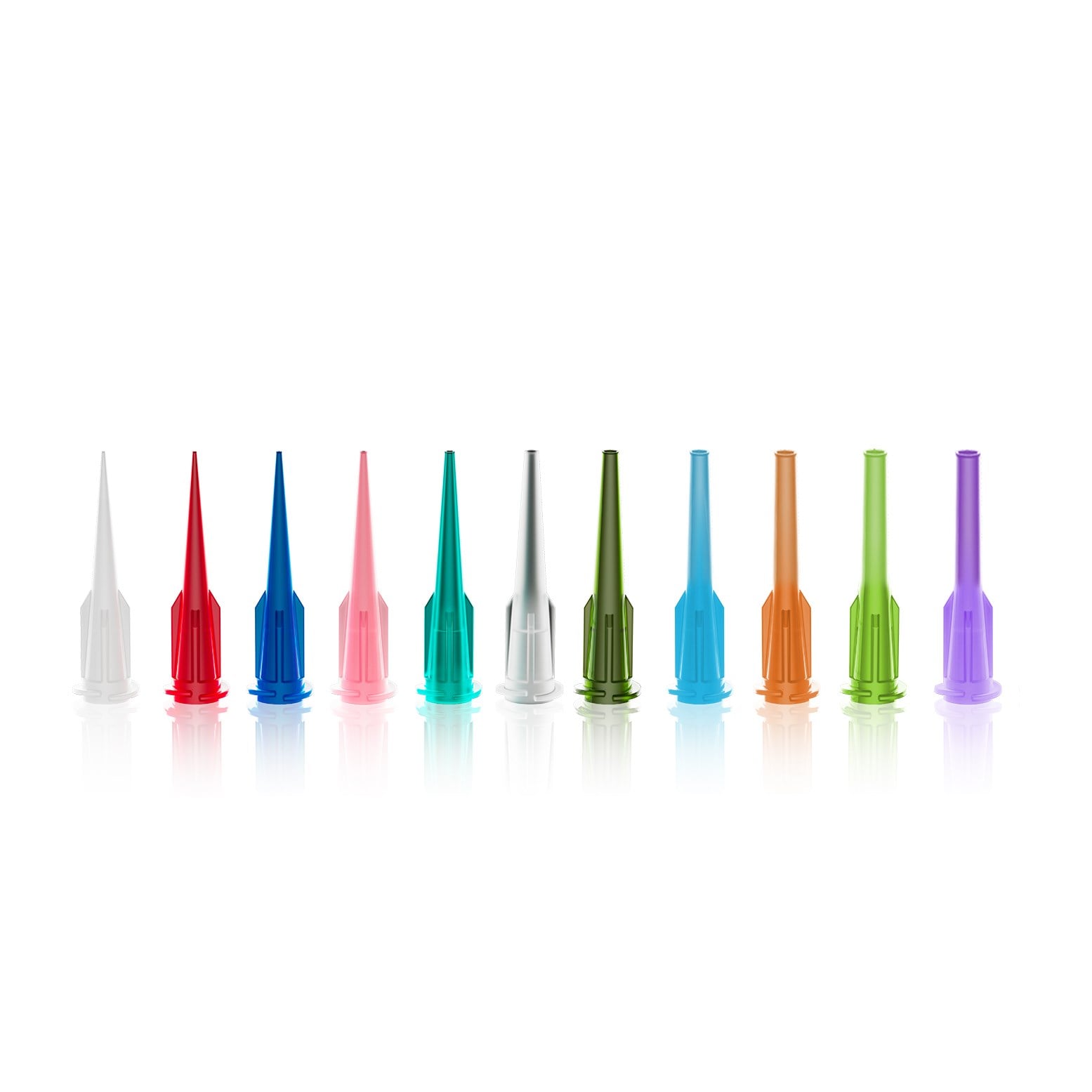 PLASTİK KONİK İĞNELER - 14 G - KOYU YEŞİL