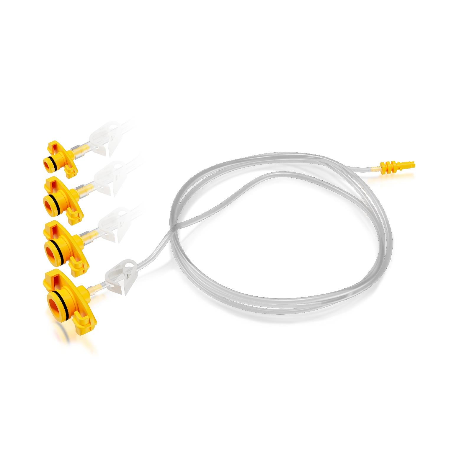 SA 03-4S - ŞIRINGA ADAPTÖRÜ Ø4 - 3cc - PLASTİK  - SARI