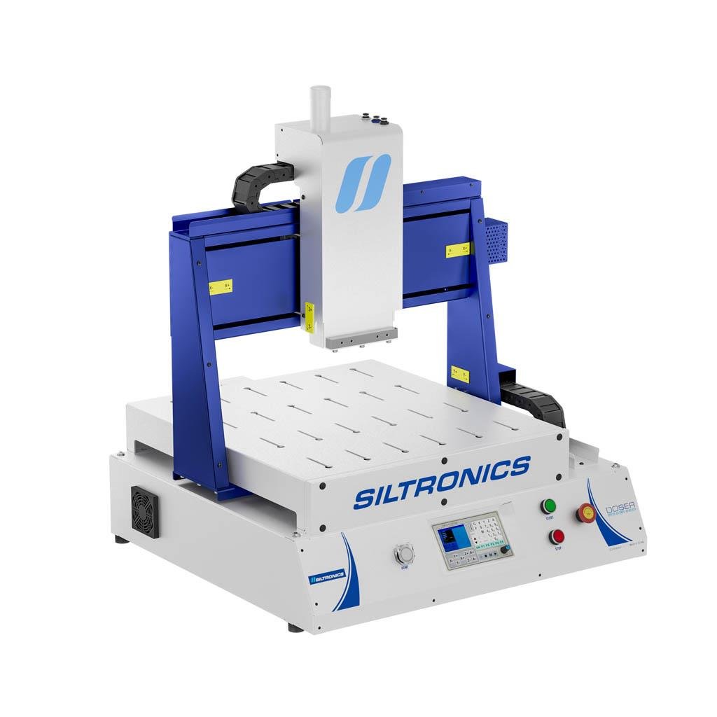SILTRONICS “DOSER”  CNC DOZAJLAMA  MAKİNASI - MASA ÜSTÜ - 400 X 400 STEP MOTOR-AÇIK KABİN