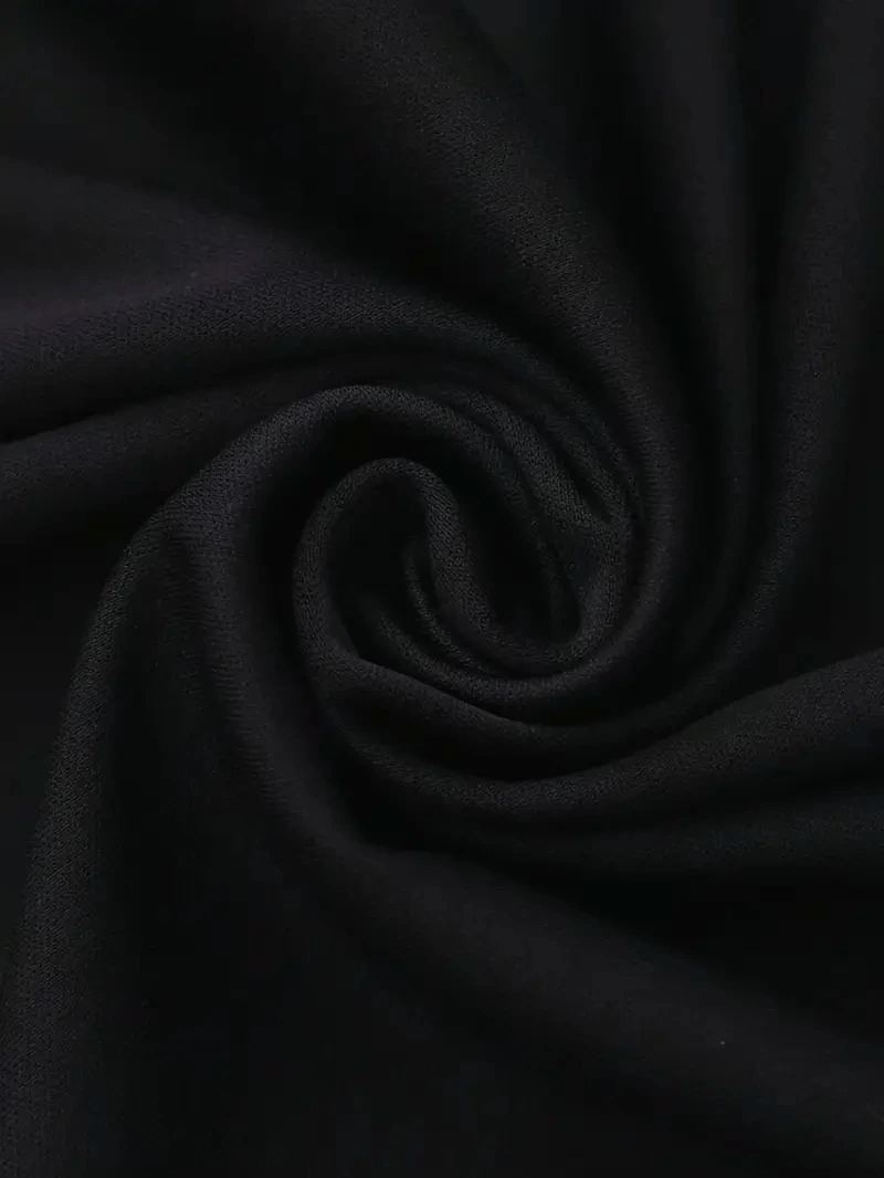 Kadın Kahve Desen Baskılı Tişört Kısa Kol Bisiklet Yaka Oversize T-Shirt - Siyah
