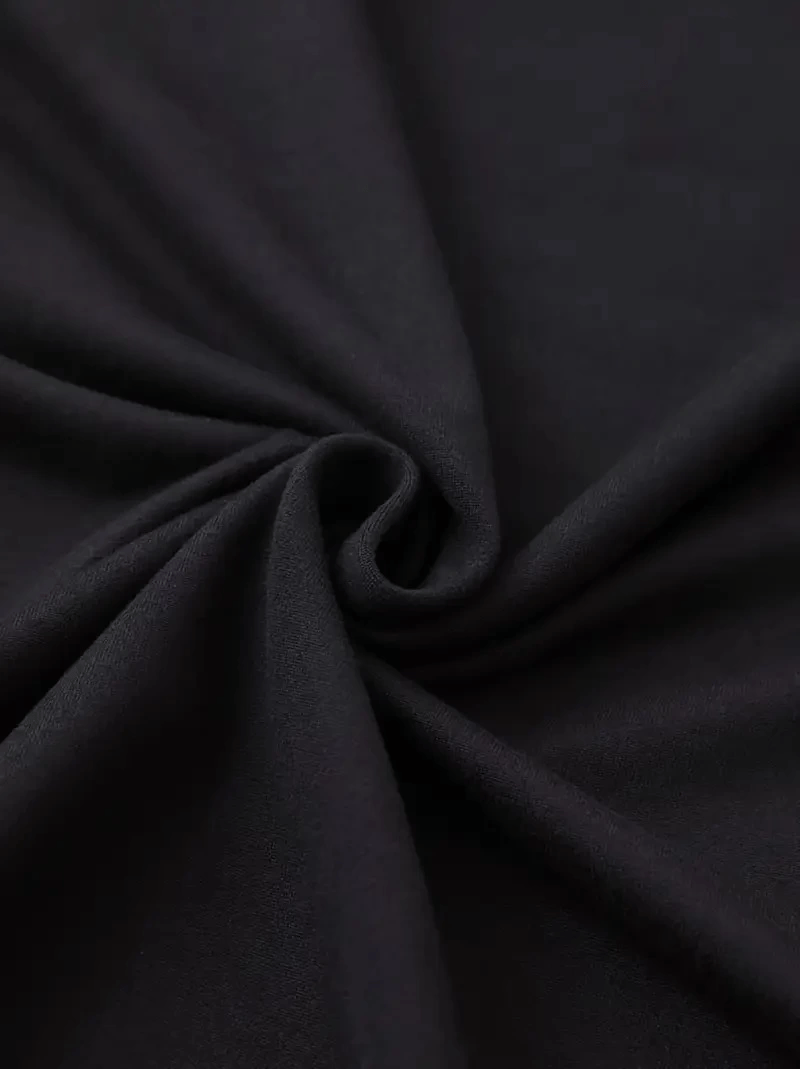Kadın Kısa Kol Yazlık Tişört Bisiklet Yaka Baskılı Oversize T-Shirt - Siyah