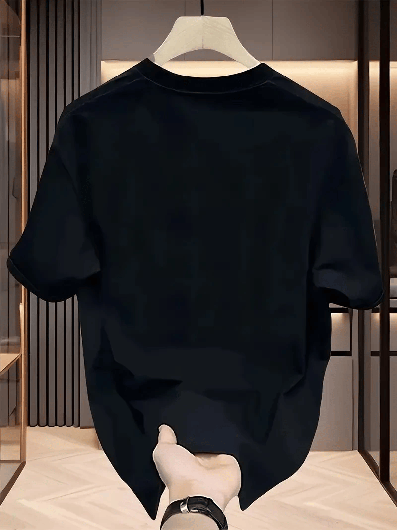 Kadın Kısa Kol Yazlık Tişört Bisiklet Yaka Baskılı Oversize T-Shirt - Siyah
