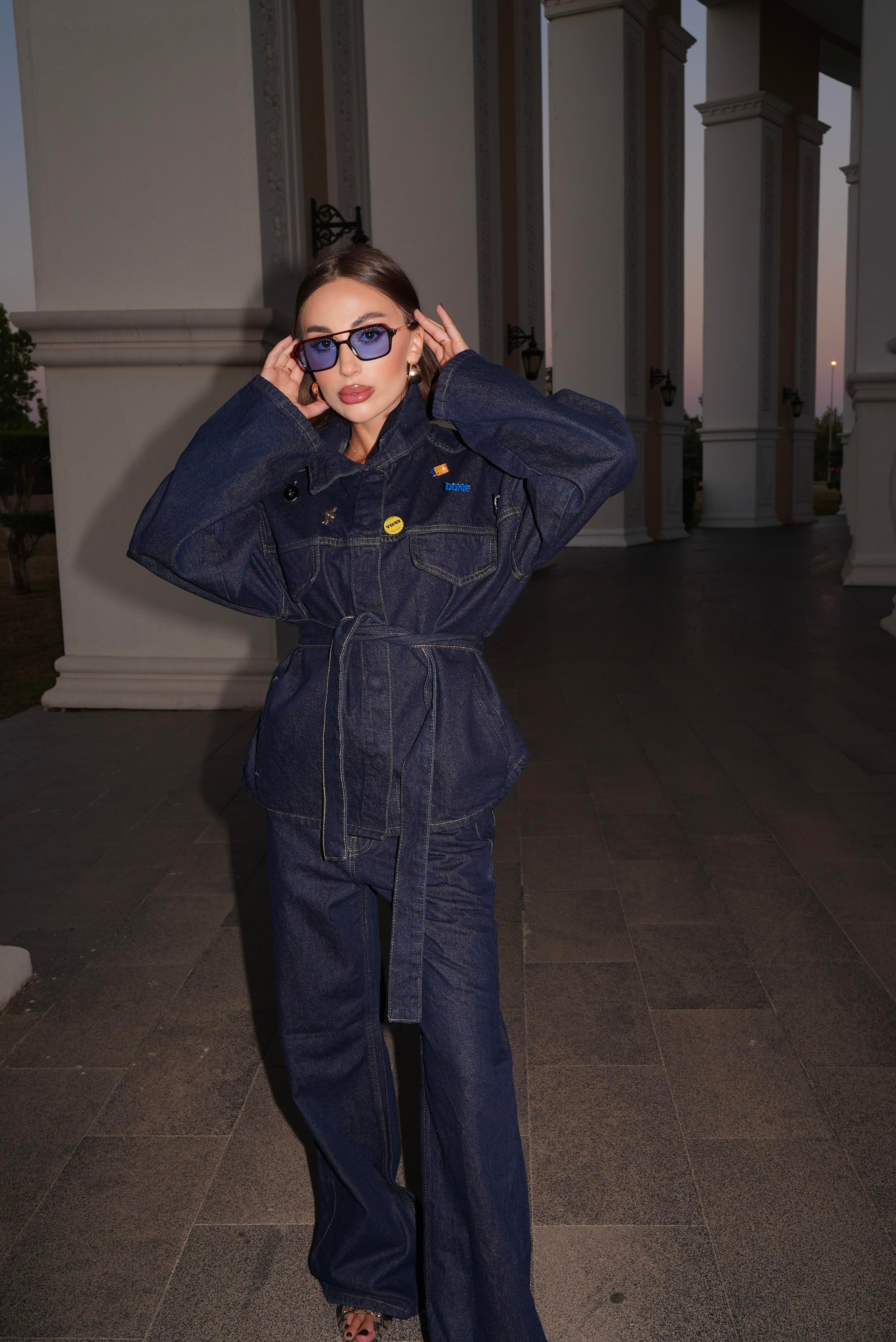 Denim Mavi Takım 