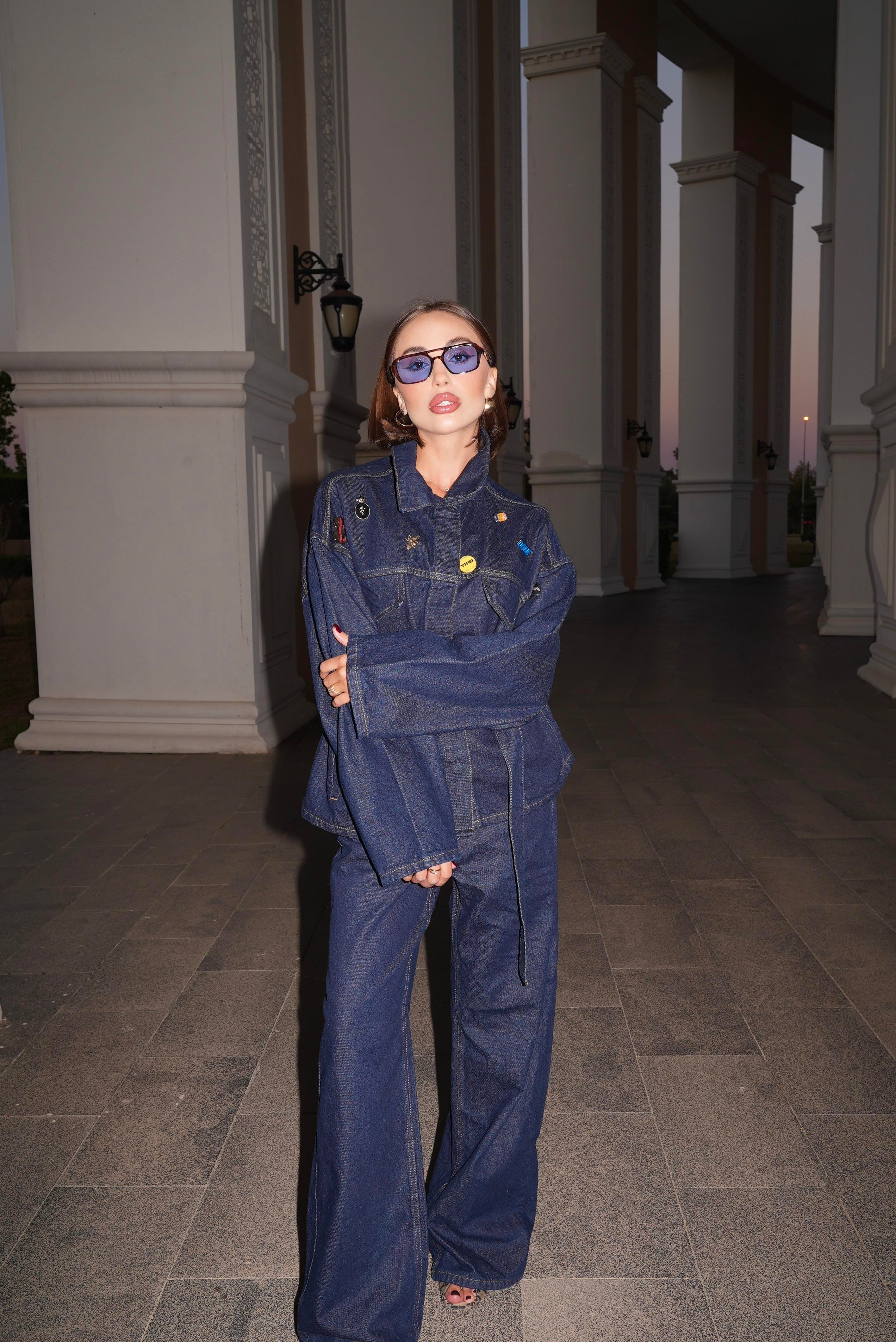Denim Mavi Takım 