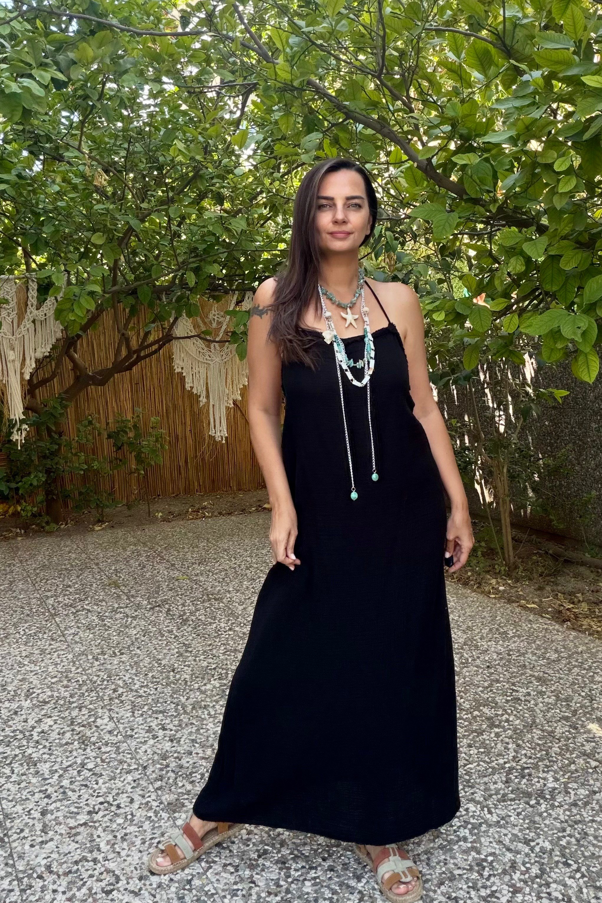 . - Blanca Gaia Milos Elbise - Siyah