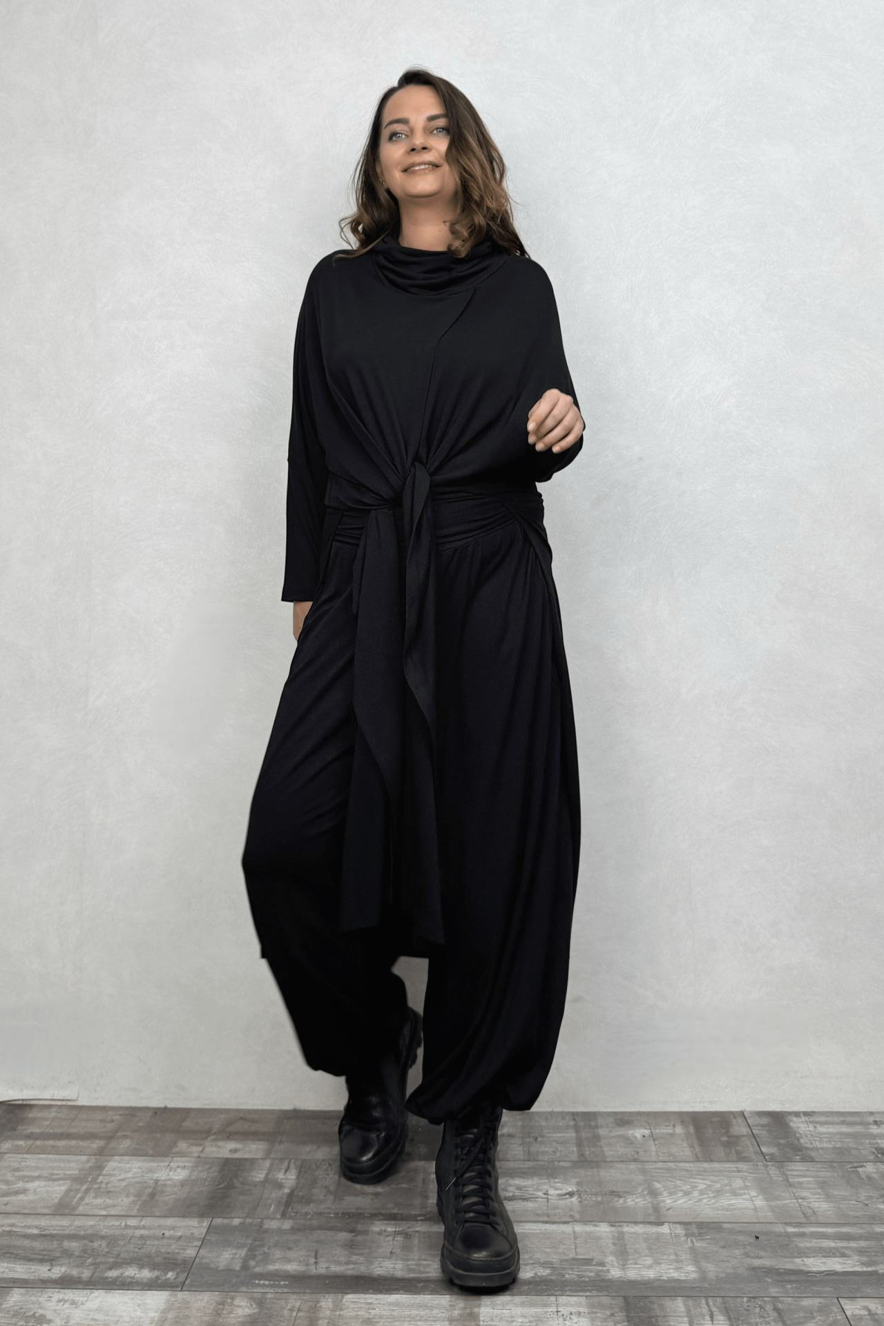 Degaje Triko Tunik - Siyah