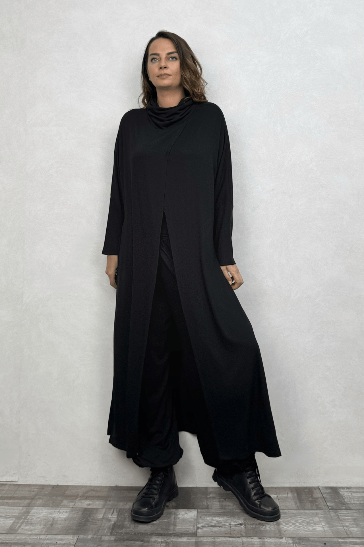 Degaje Triko Tunik - Siyah