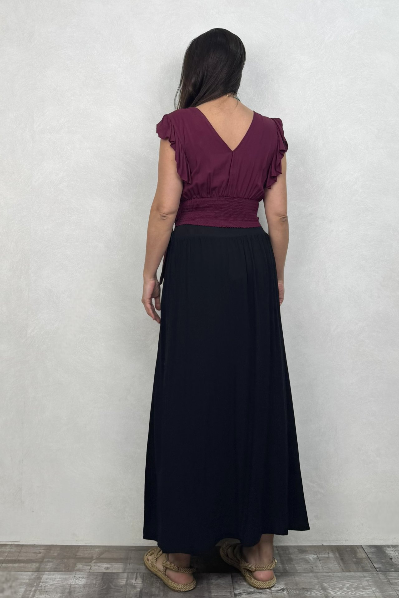 Drape Bel Bohem Etek - Siyah