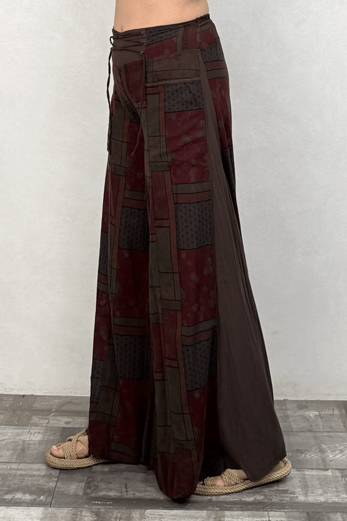 . - Freewind Boho Pantolon - Acı Kahve