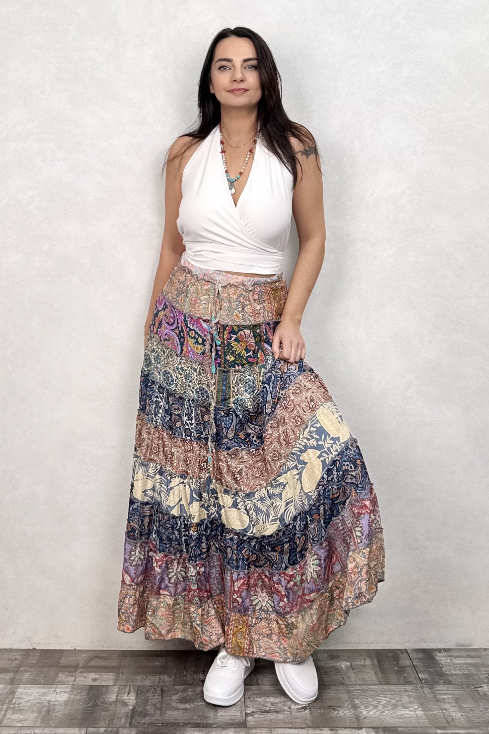 . - Gypsy Patch İpek Etek - Deux