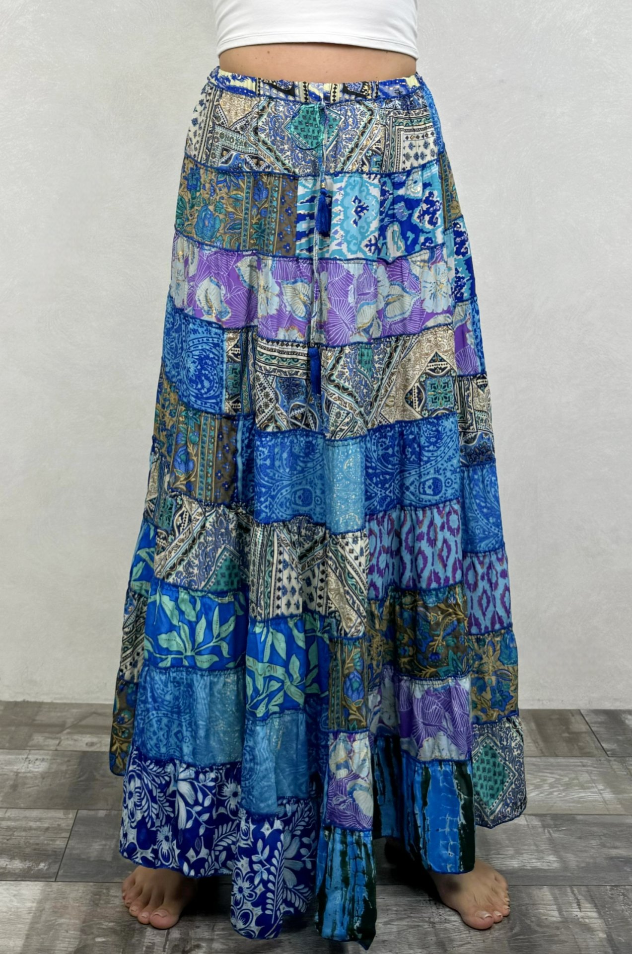 Gypsy Patch İpek Etek-Nueve