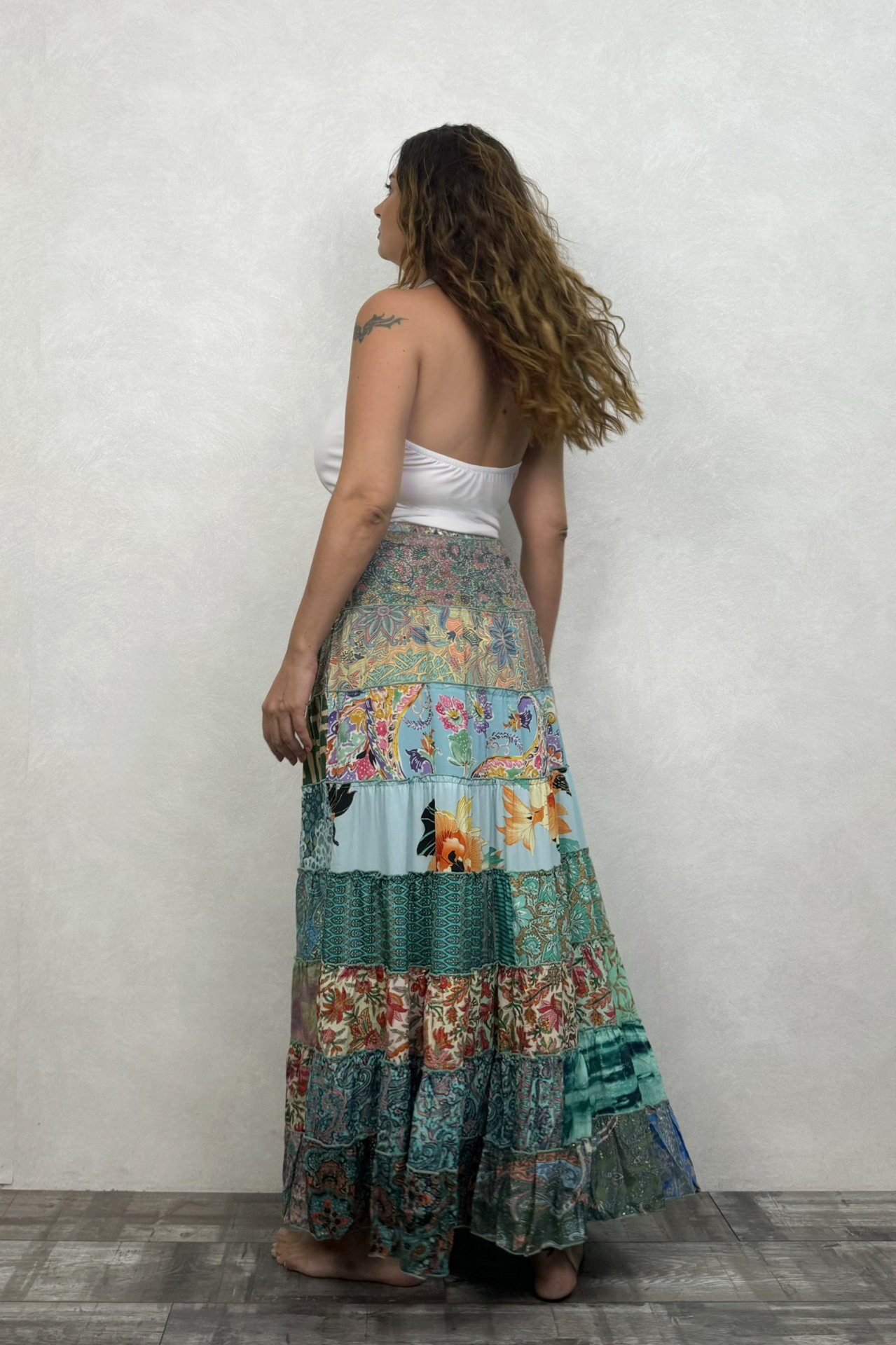 Gypsy Patch İpek Etek-Seis