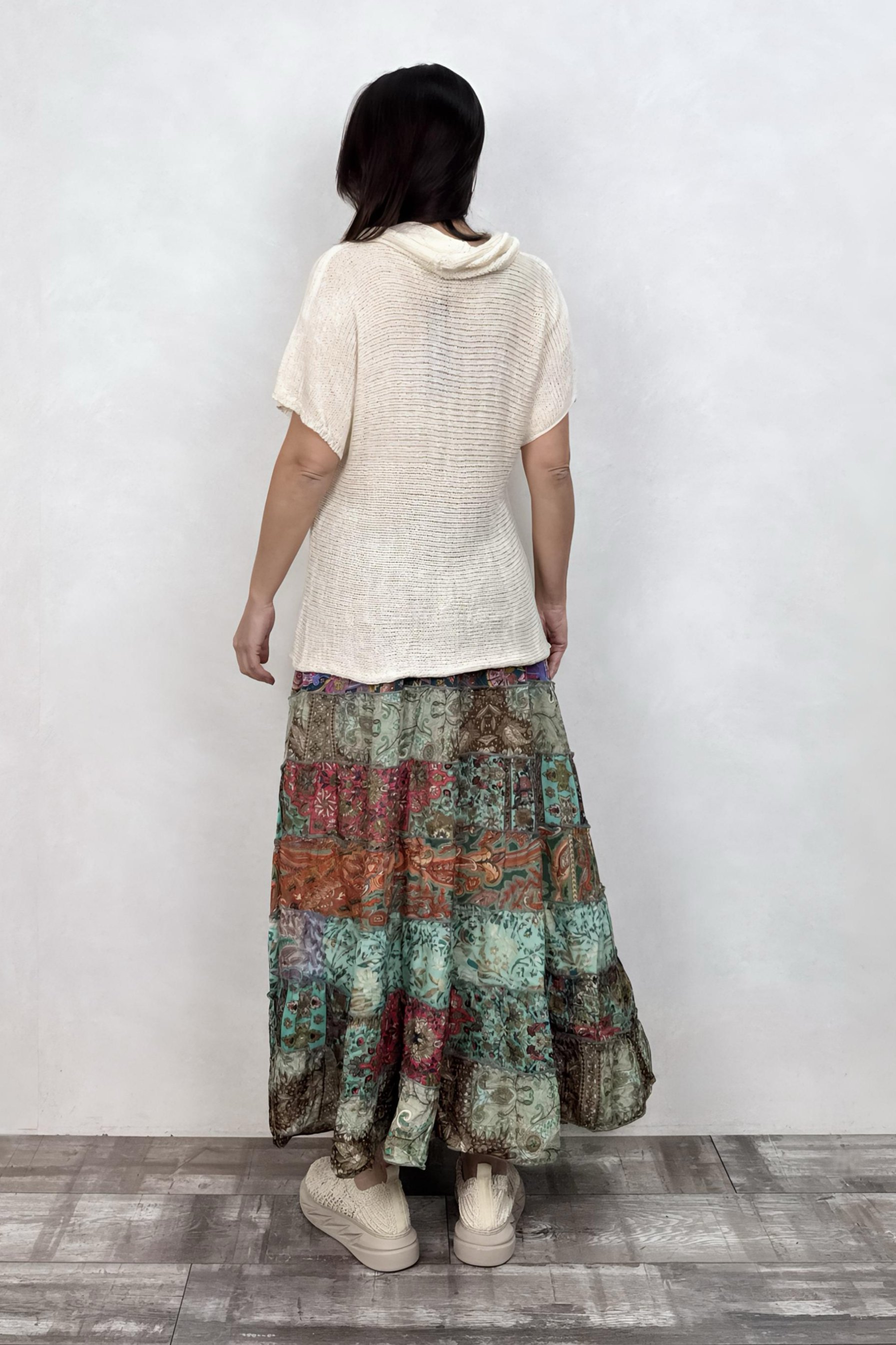 . - Gypsy Patch İpek Etek - Trois