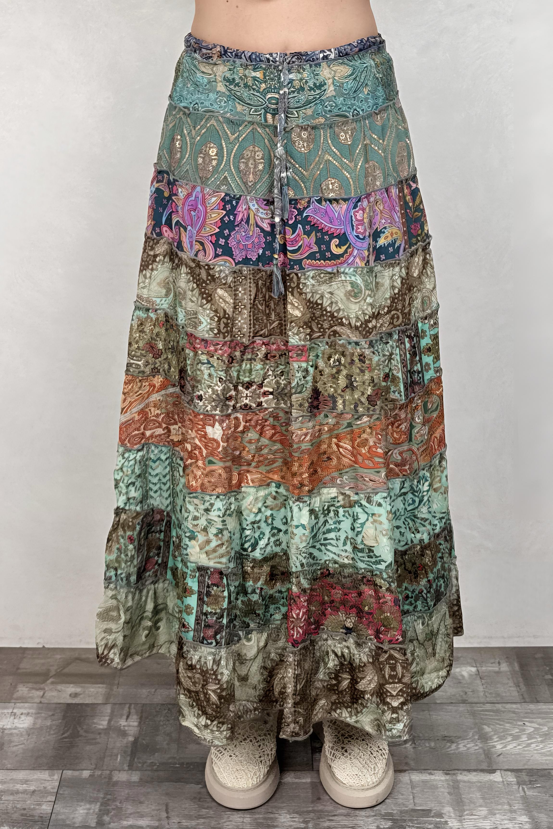 . - Gypsy Patch İpek Etek - Trois