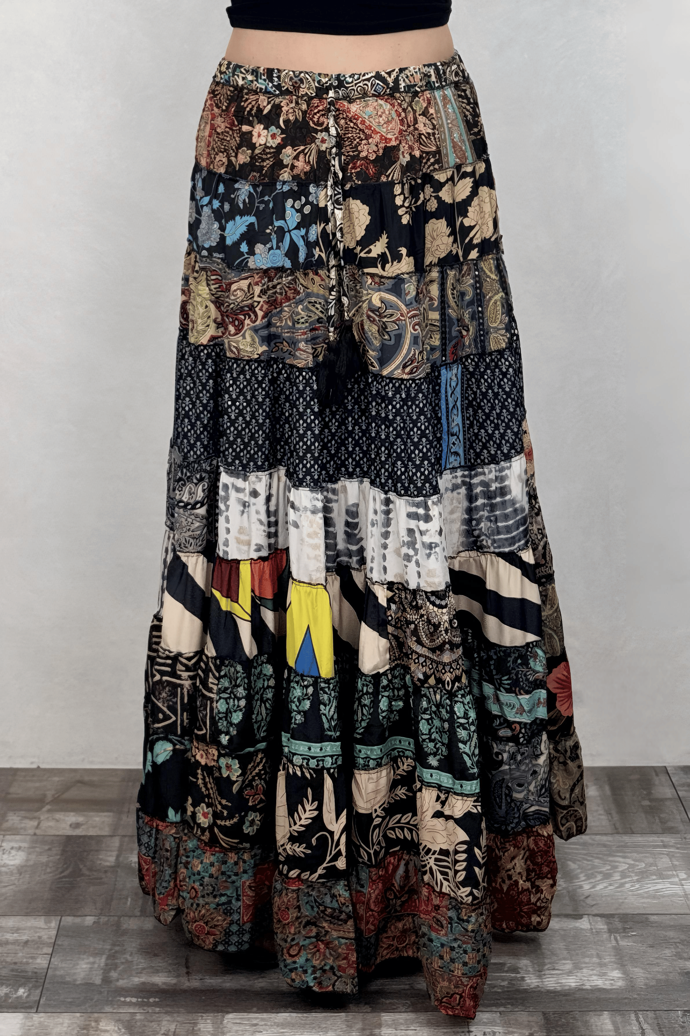 . - Gypsy Patch İpek Etek - Un