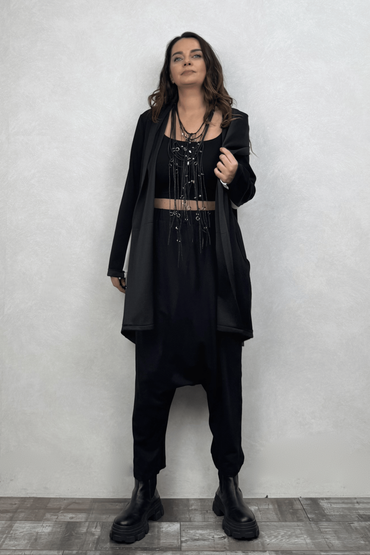 Lamante  Zoi Şalvar - Siyah