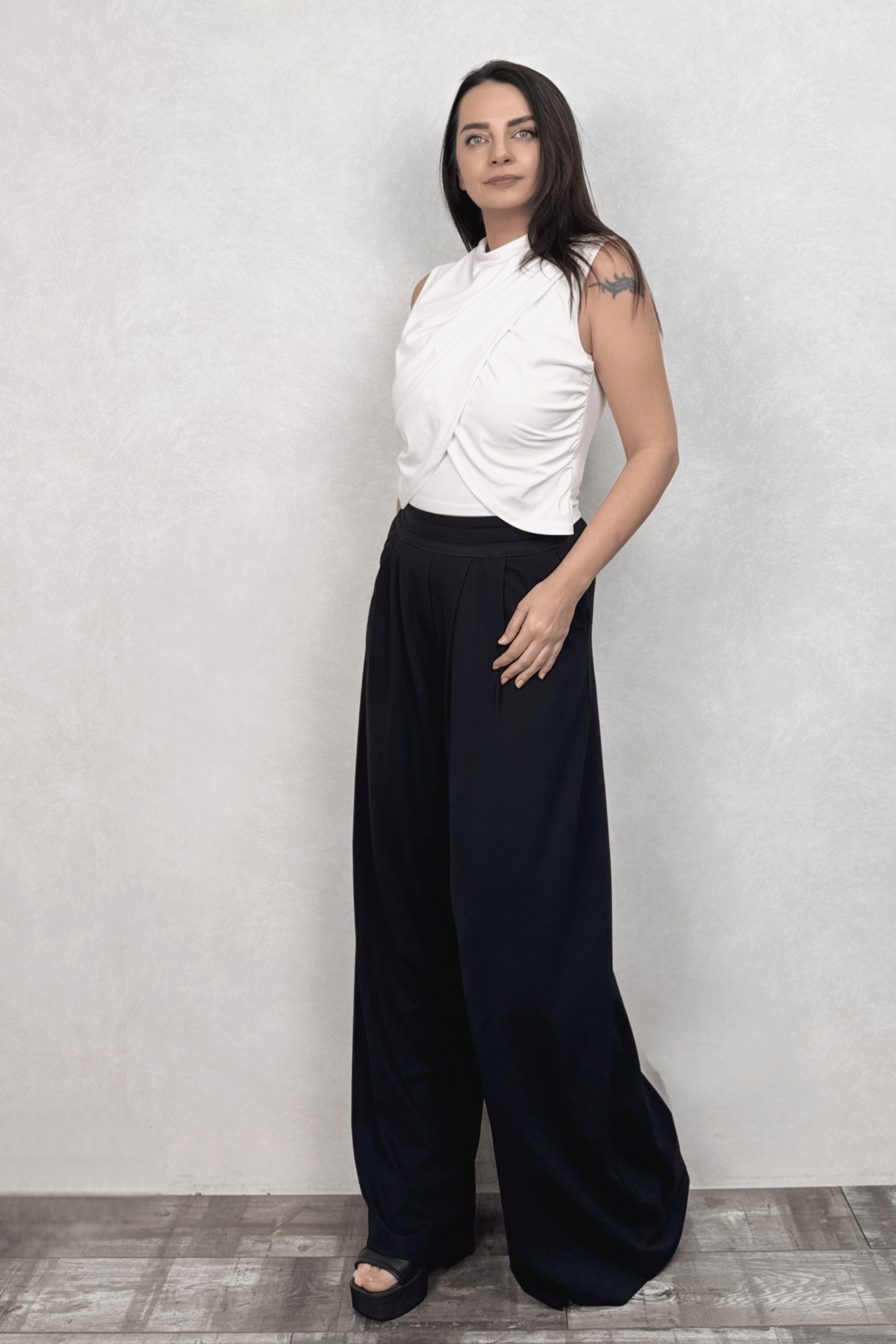 . - Lamante Fancy Bluz - Beyaz