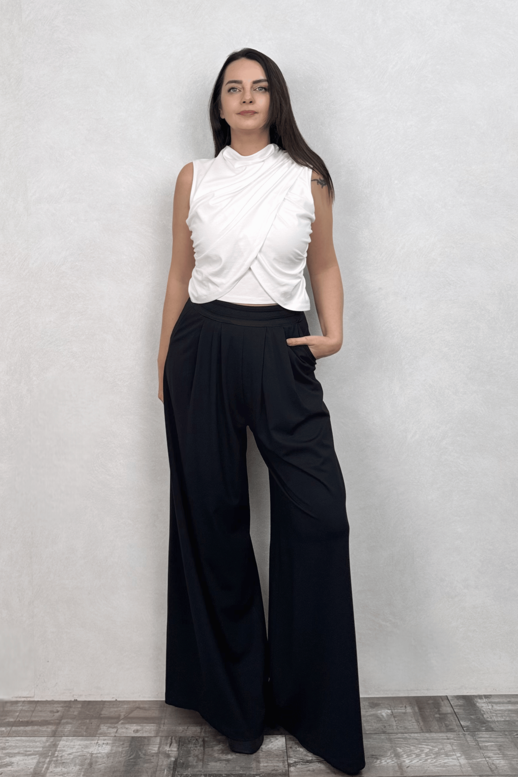 . - Lamante Fancy Bluz - Beyaz