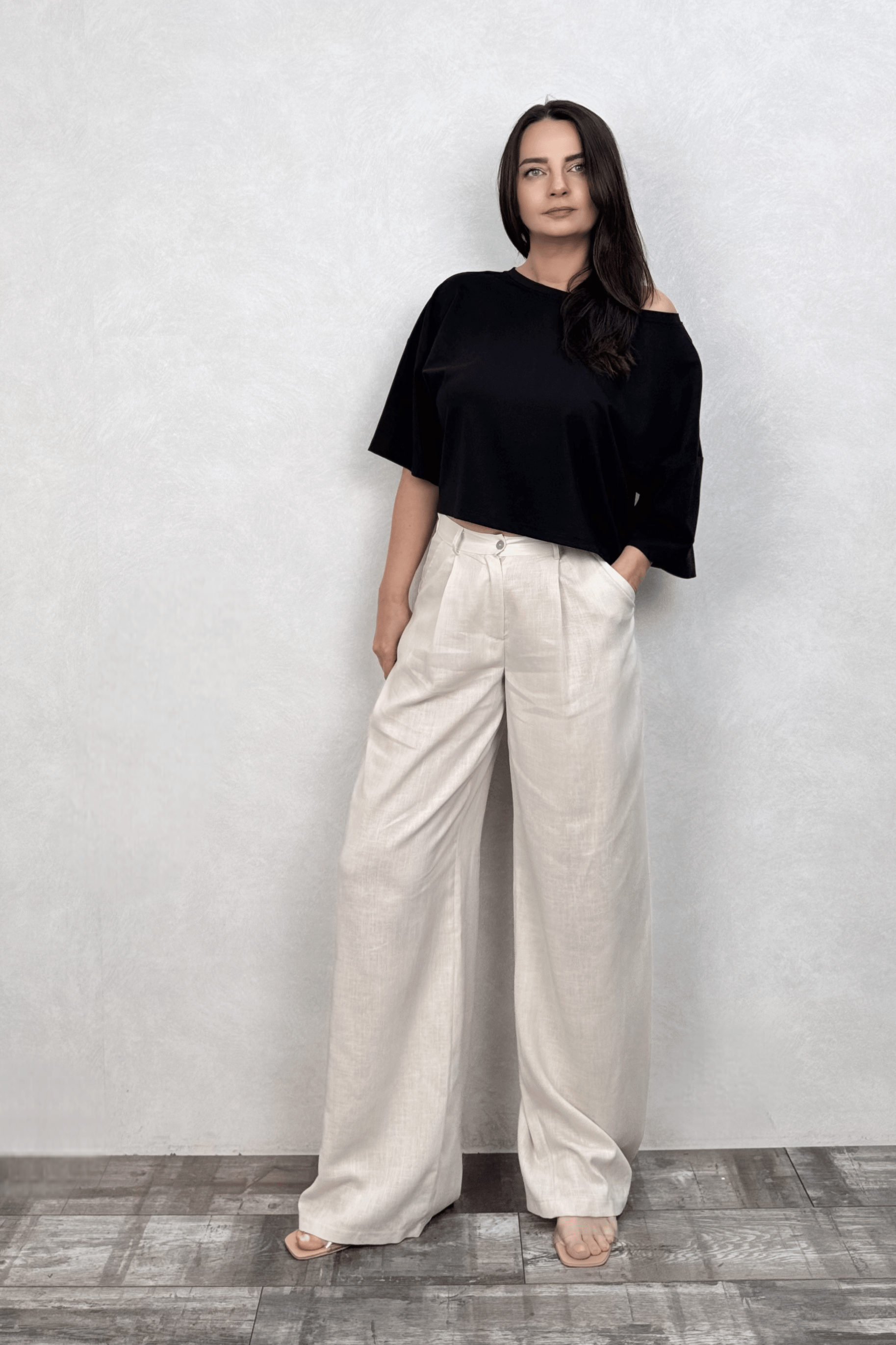 . - Lamante Fancy Nakışlı Bluz - Siyah