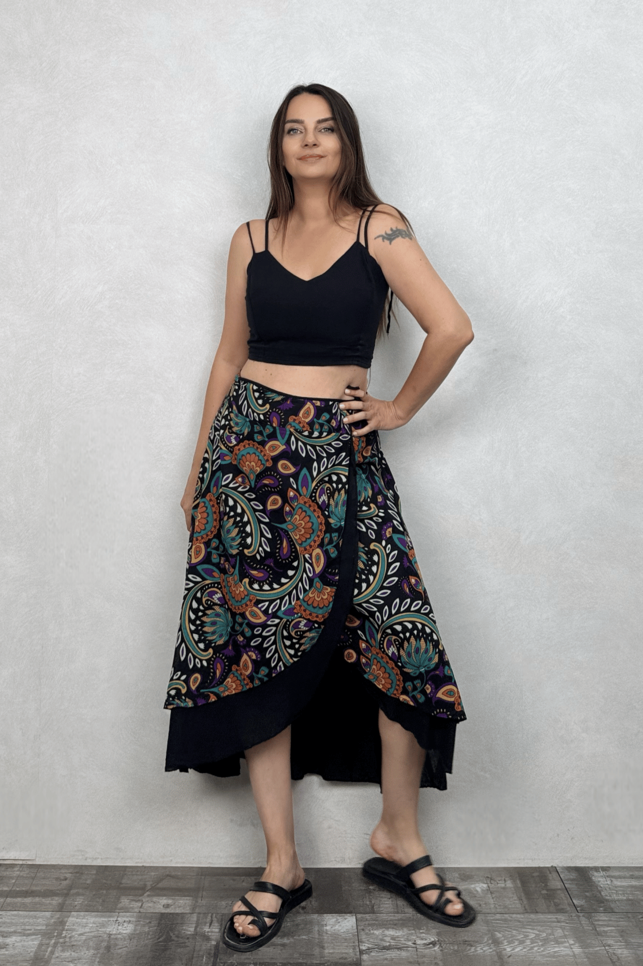 Lucia Anvelop Etek - Siyah