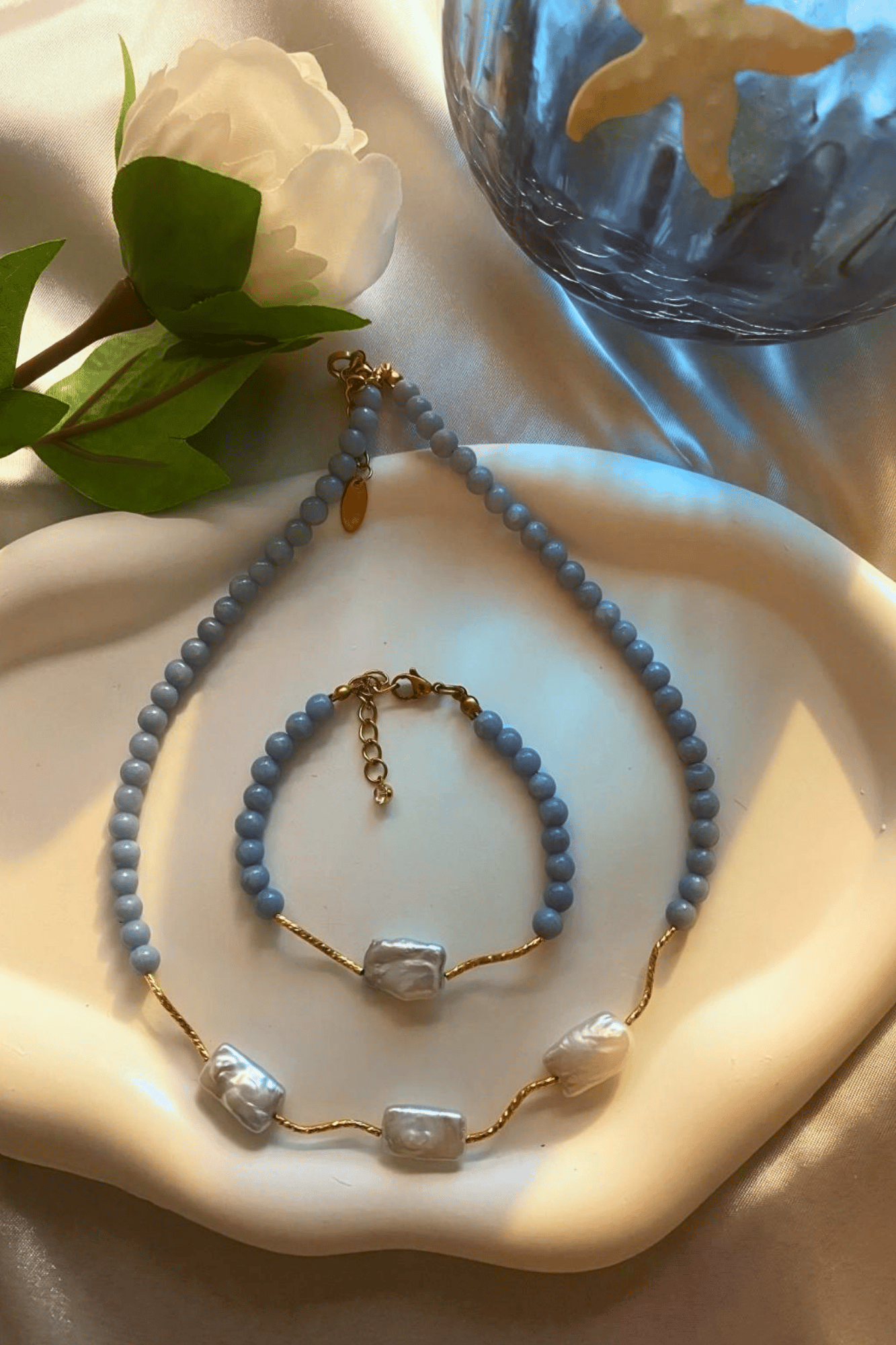 . - Nefes Kolye Bileklik Set