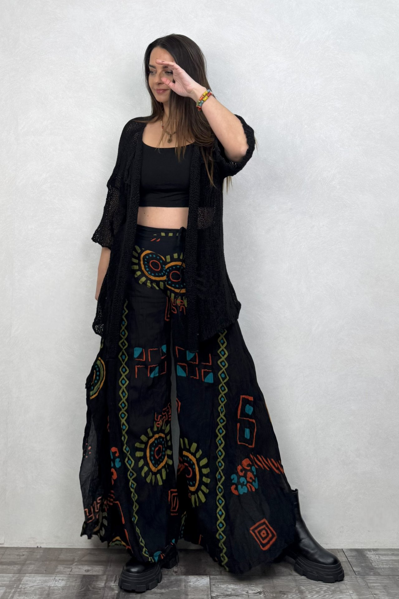 Yarasa Pantolon -Siyah