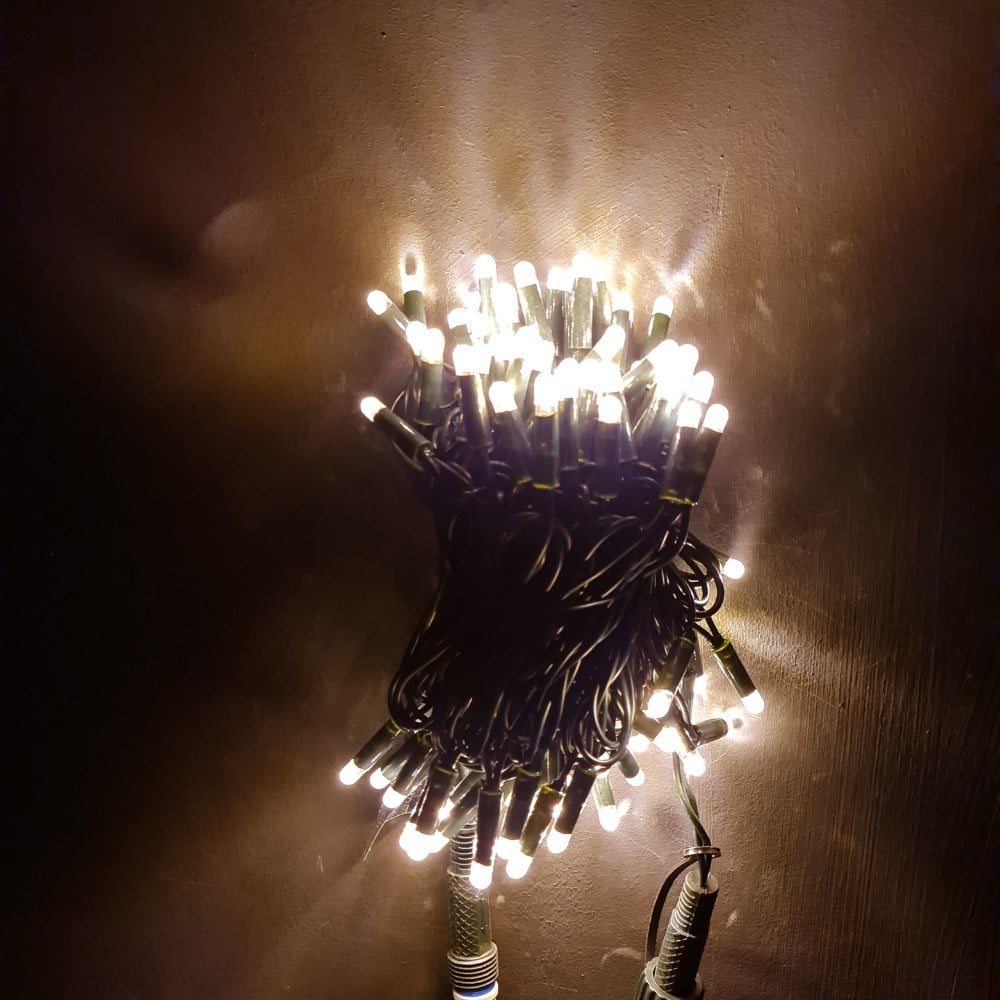10 metre Eklenebilir İP Led Günışığı Beyaz Flaşlı Yeşil Kablo