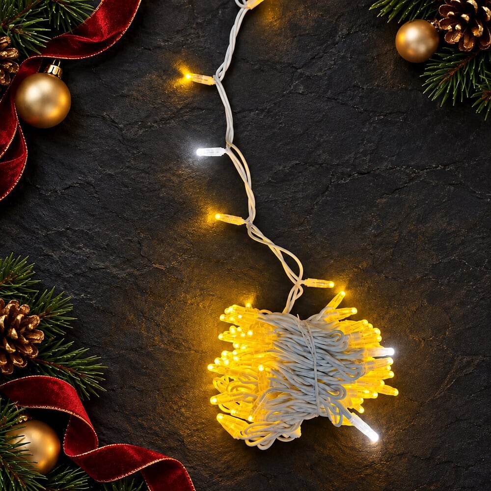 10 metre Eklenebilir İP Led Günışığı Beyaz Flaşlı Beyaz Kablo