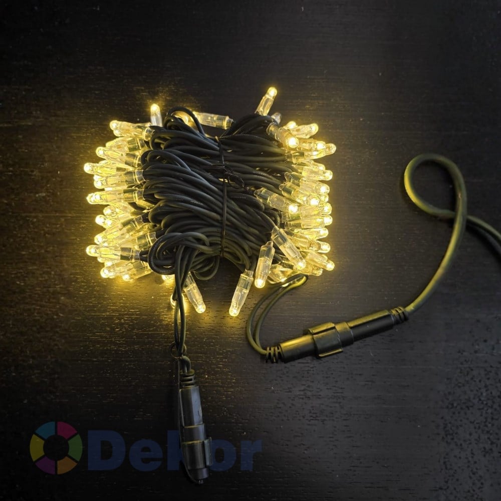 10 metre Eklenebilir İP Led Günışığı Beyaz Flaşlı Yeşil Kablo