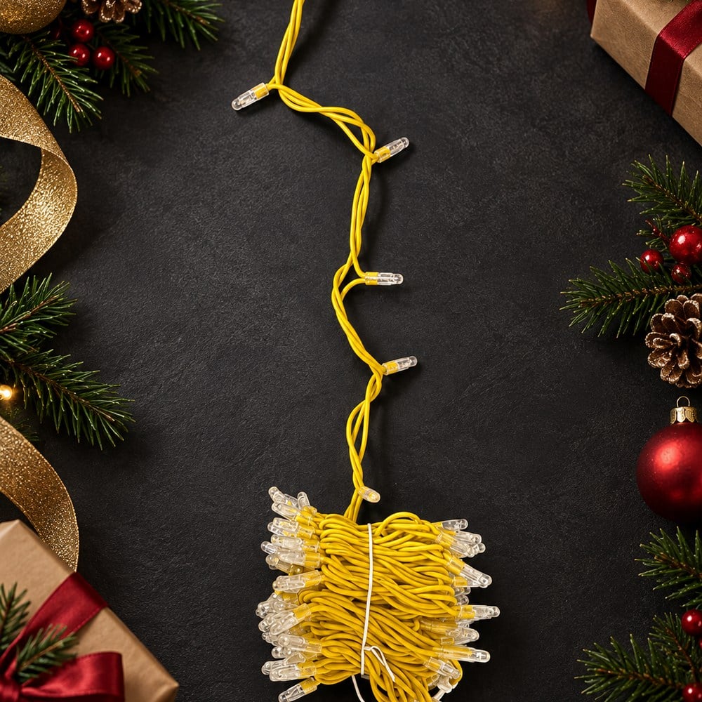10 metre Eklenebilir İP Led Günışığına Beyaz Flaşlı Gold Kablo-1