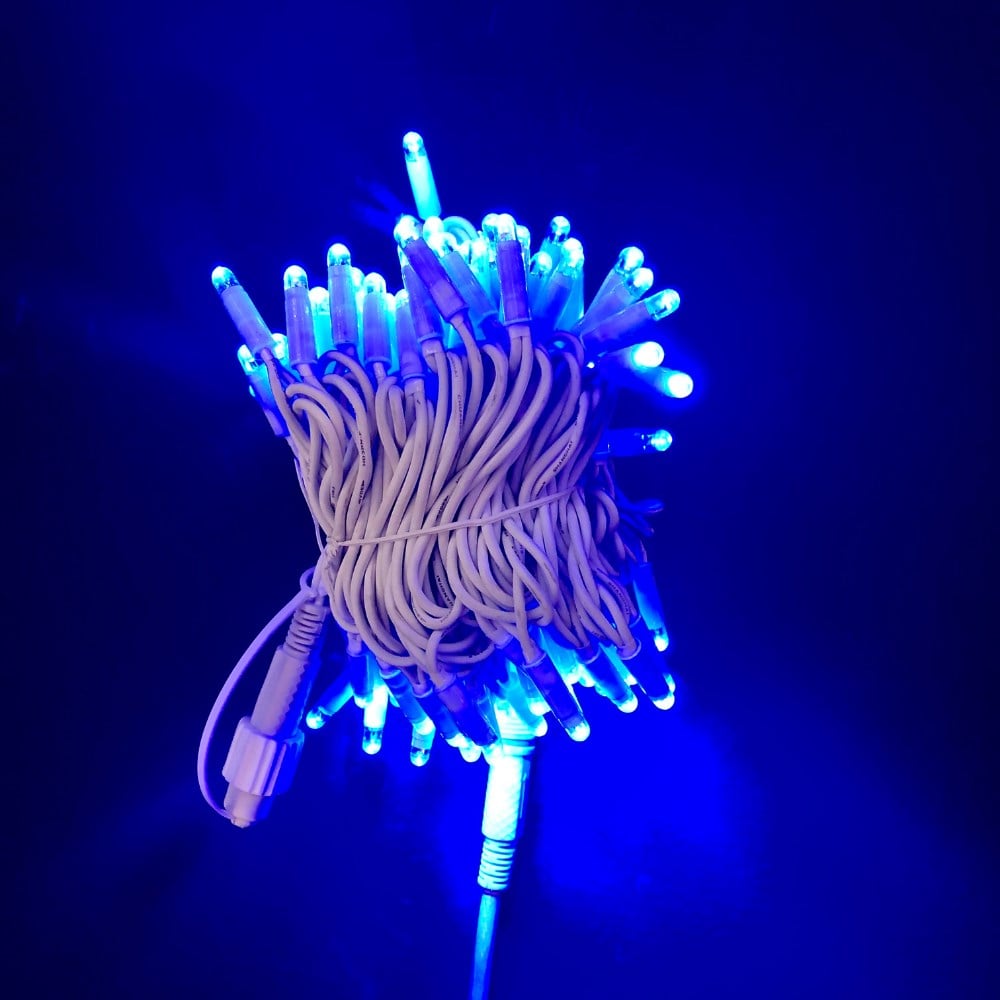 10 metre Eklenebilir İP Led Mavi Beyaz Flaşlı