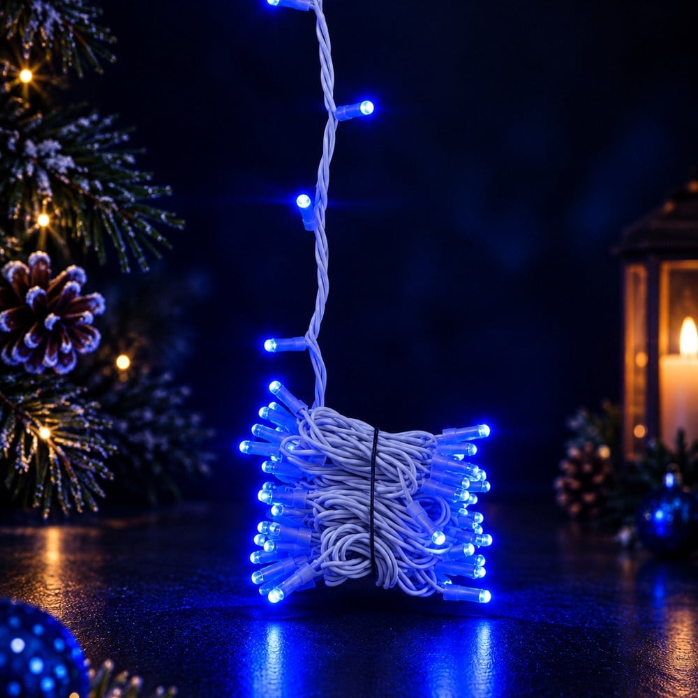10 metre Eklenebilir İP Led Mavi Beyaz Flaşlı-1