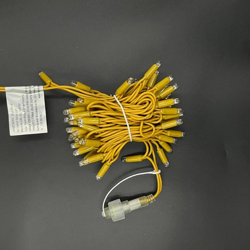 5 metre Eklenebilir İP Led Günışığı Beyaz Flaşlı 50L Gold Kablo