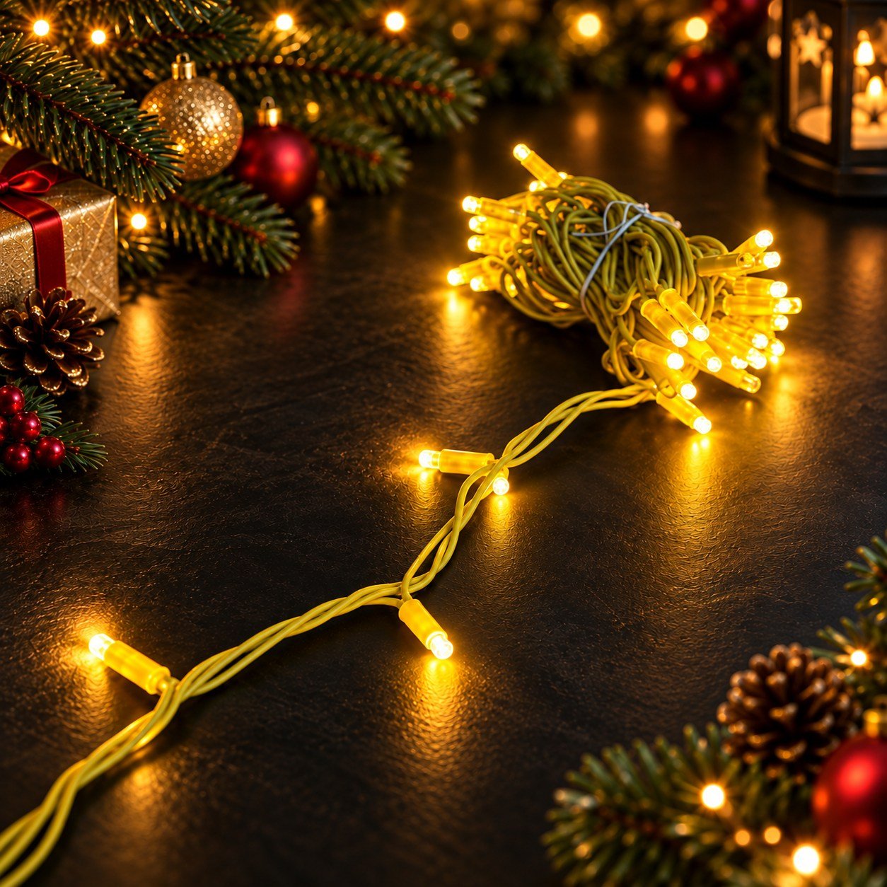 5 metre Eklenebilir İP Led Günışığı Beyaz Flaşlı 50L Gold Kablo