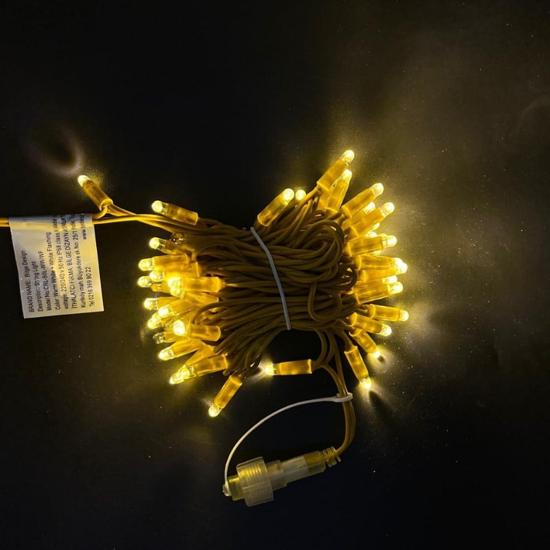 5 metre Eklenebilir İP Led Günışığı Beyaz Flaşlı 50L Gold Kablo