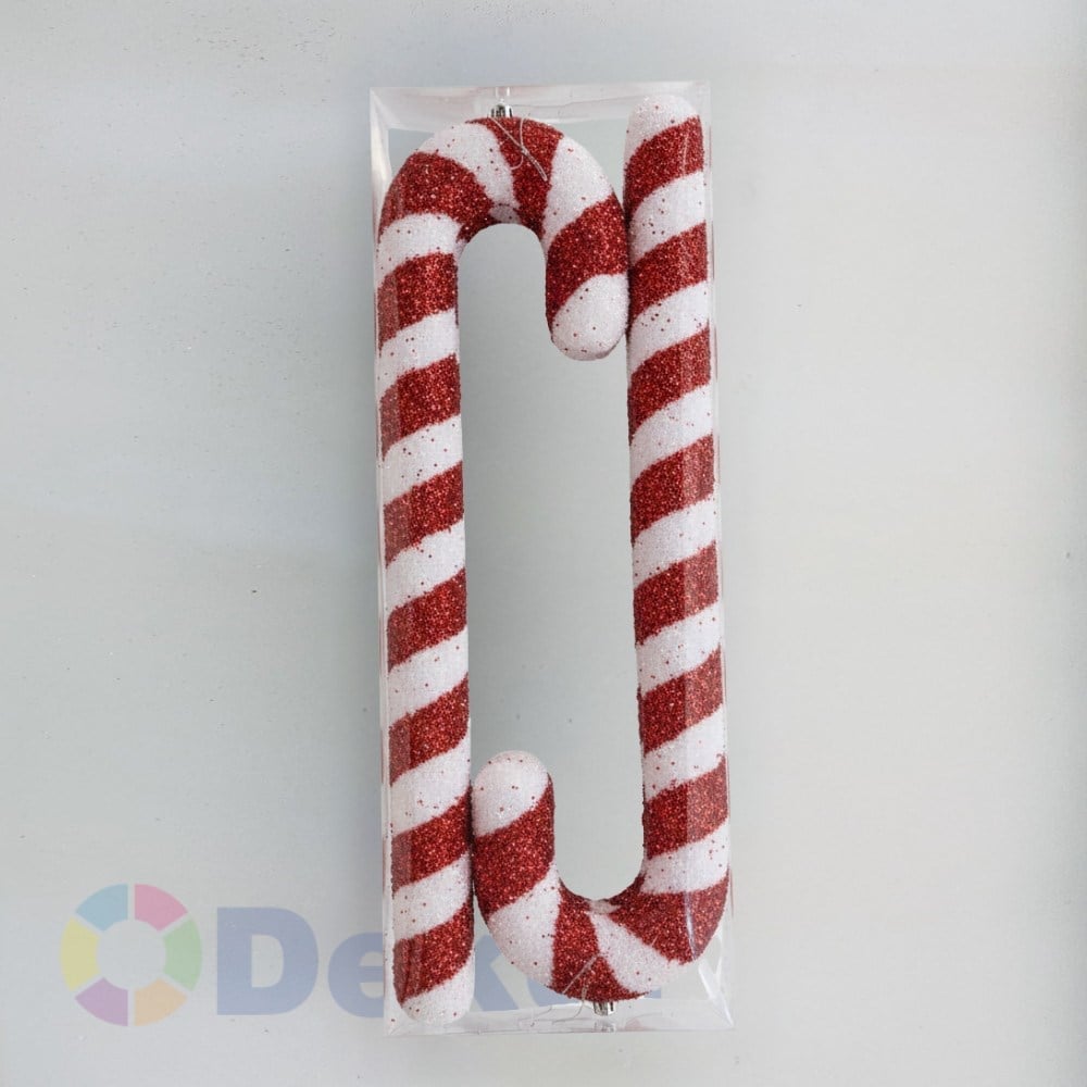 Kırmızı Beyaz Baston Şeker 4Lü 62 cm (4,5x17x62)