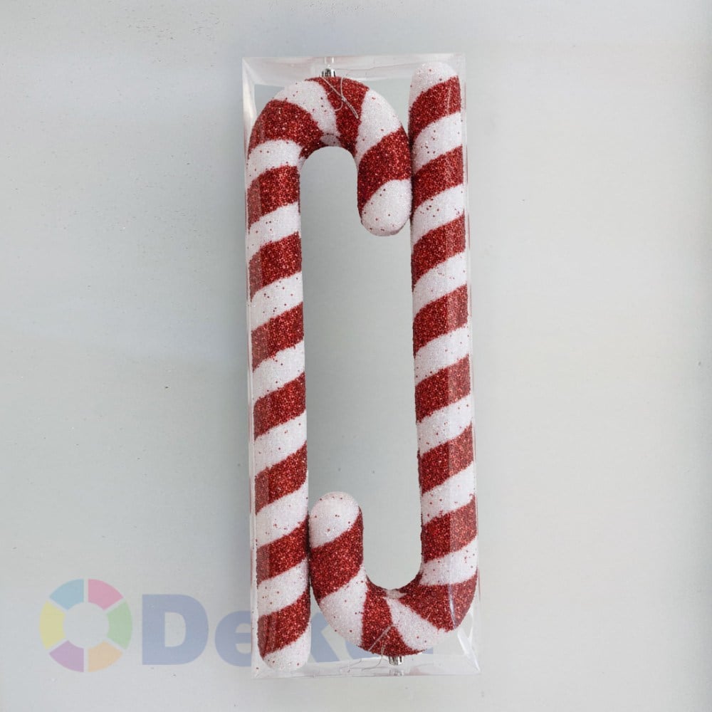 Kırmızı Beyaz Baston Şeker 4Lü 62 cm (4,5x17x62)