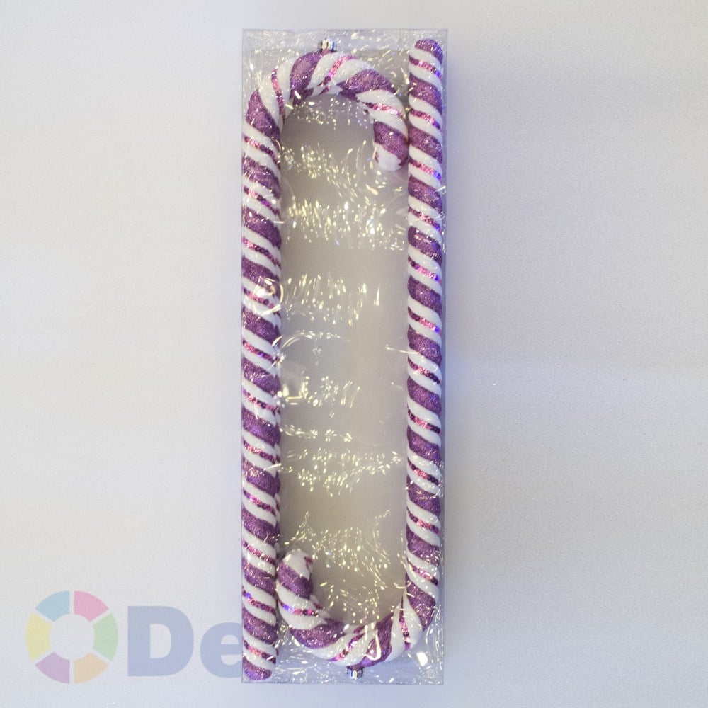 Mor Beyaz Baston Şeker 4Lü 62 cm (3,5x15x62)