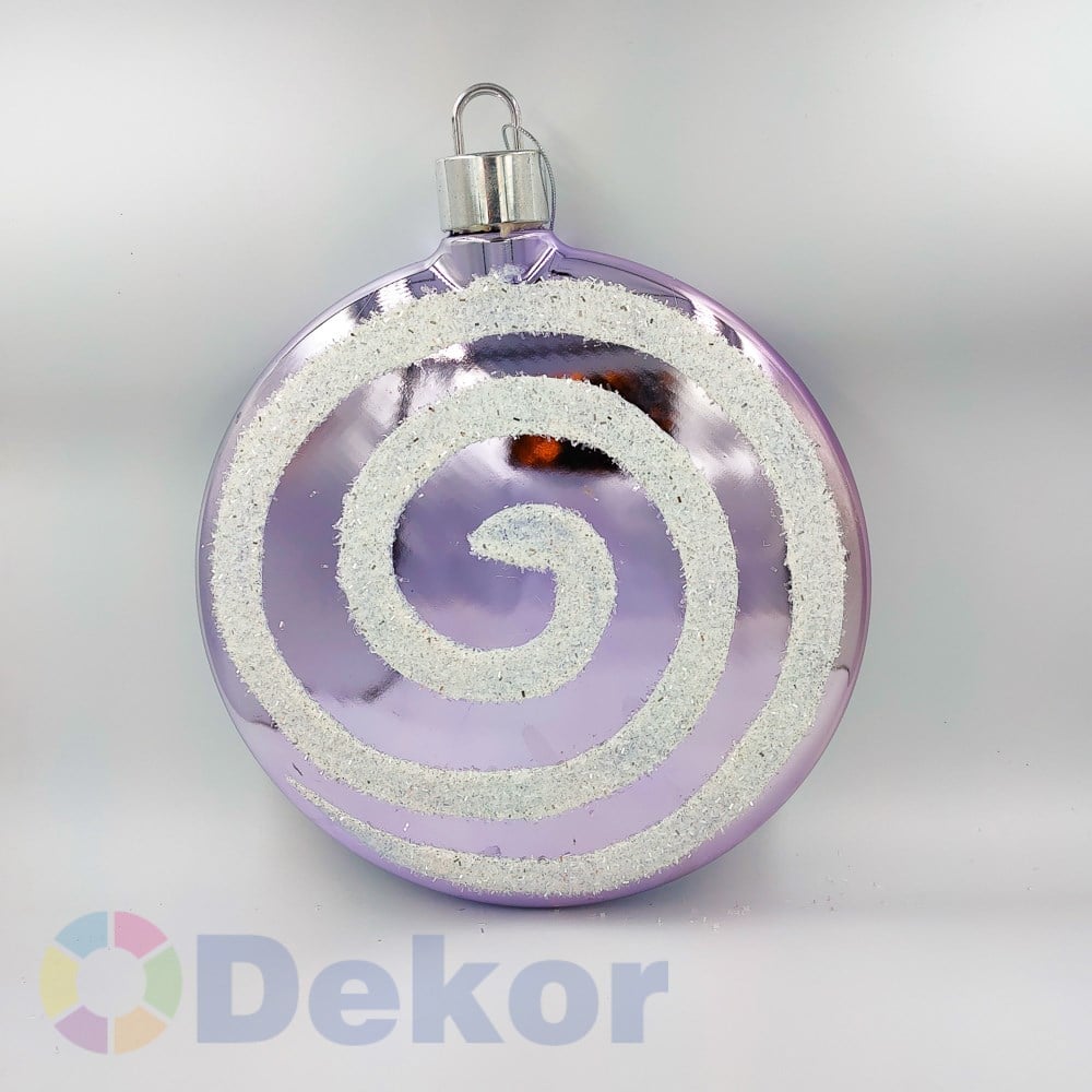 Mor Beyaz Lolipop Şeker 30 cm