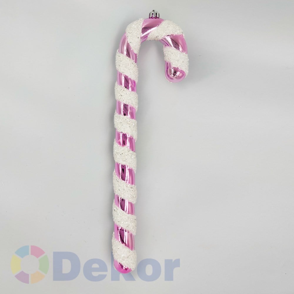 Pembe Beyaz Baston Şeker 40 cm 4Lü (3,5x11x40)