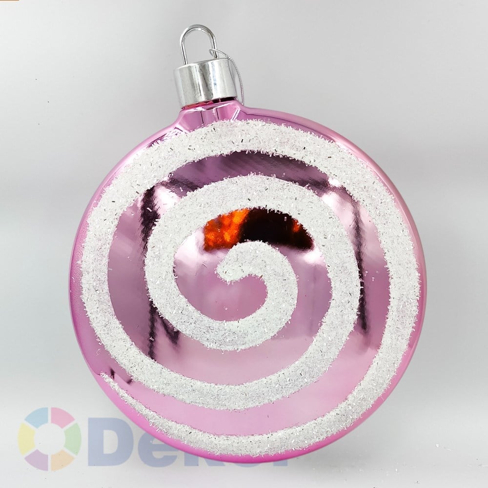 Pembe Beyaz Lolipop Şeker 30 cm