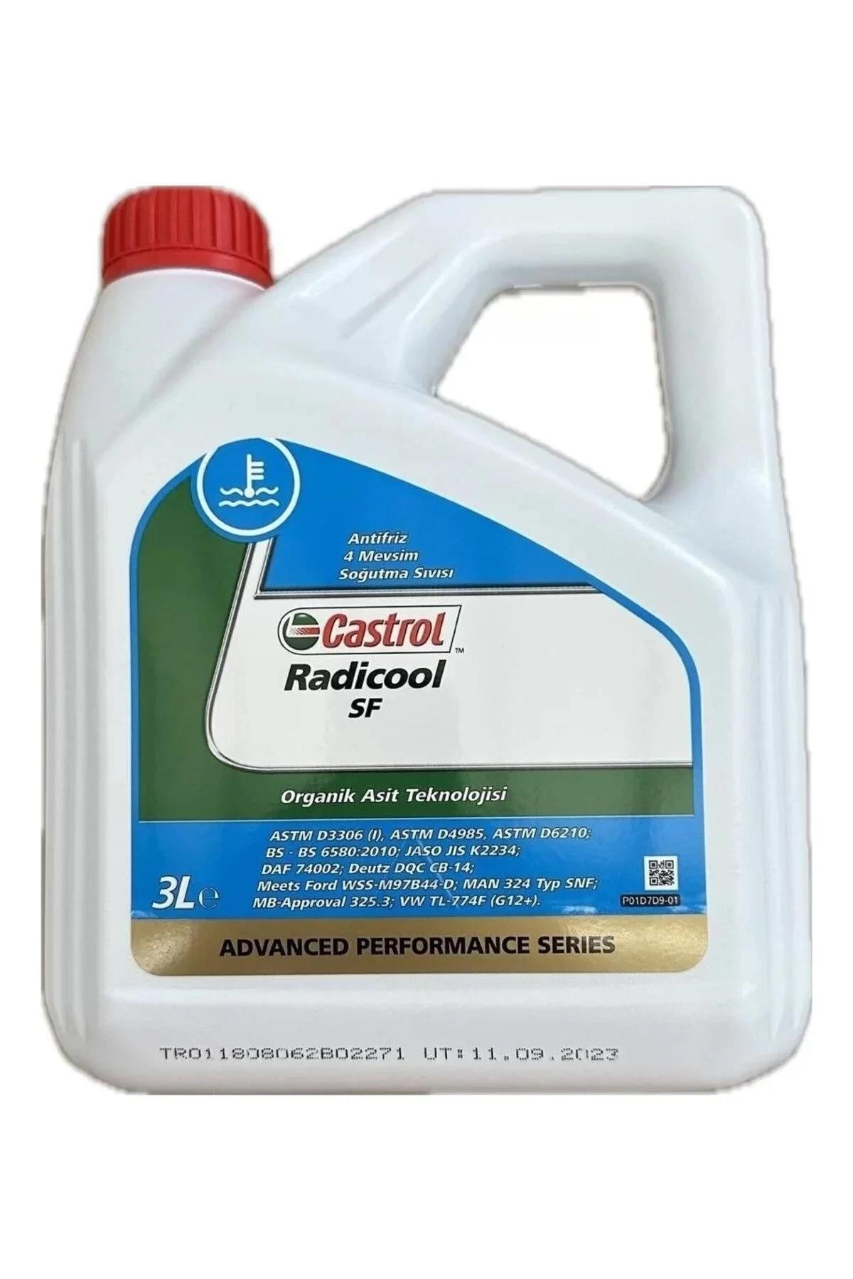 Castrol Radicool SF  Organik Kırmızı Antifriz 3 Litre