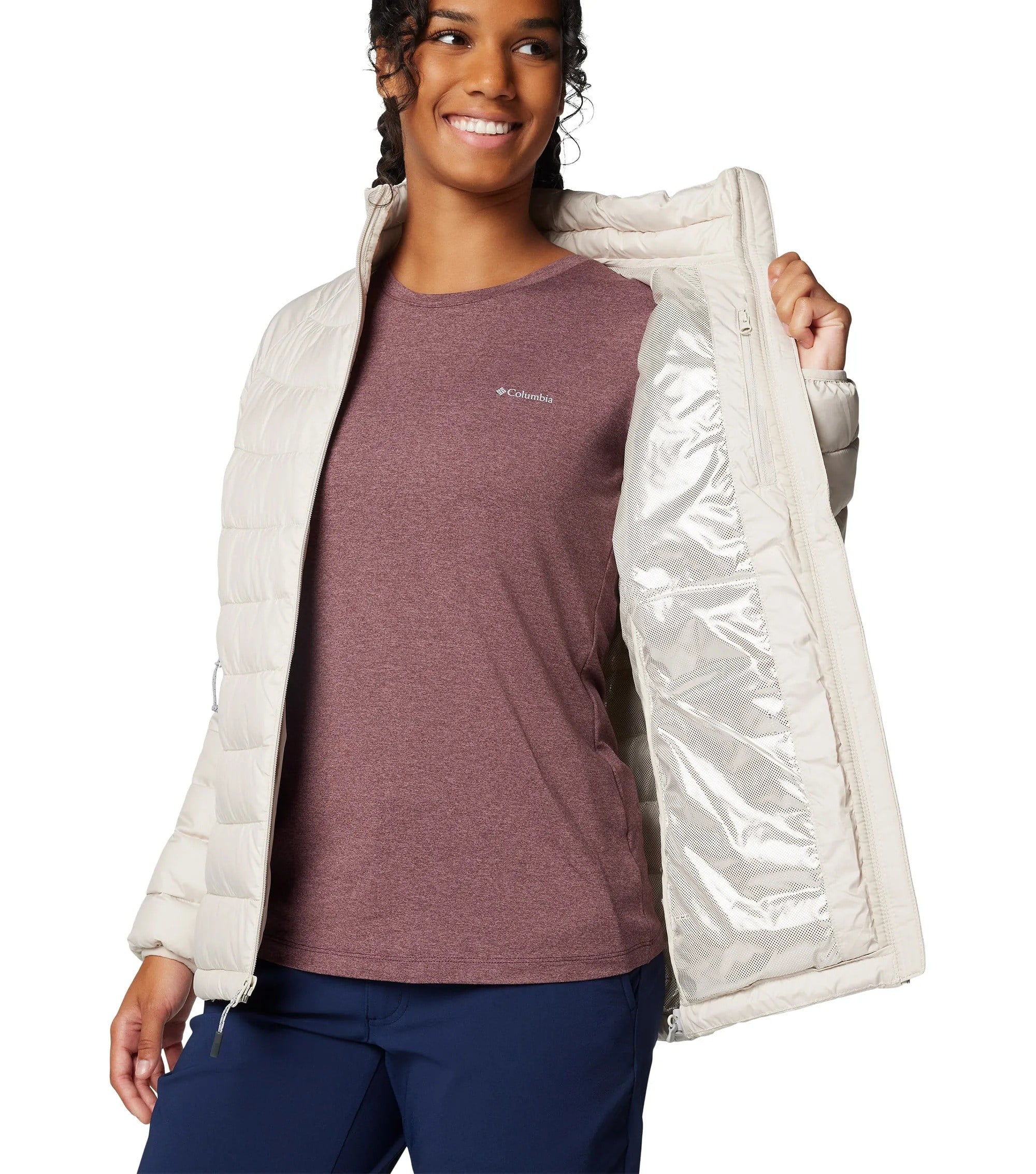 COLUMBIA POWDER LITE II FULL ZIP KADIN MONT 2089451-278