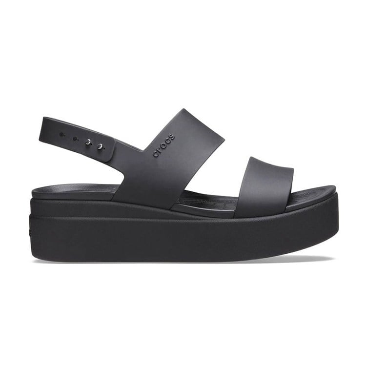 CROCS BROOKLYN LOW WEDGE KADIN SANDALET 206453-060