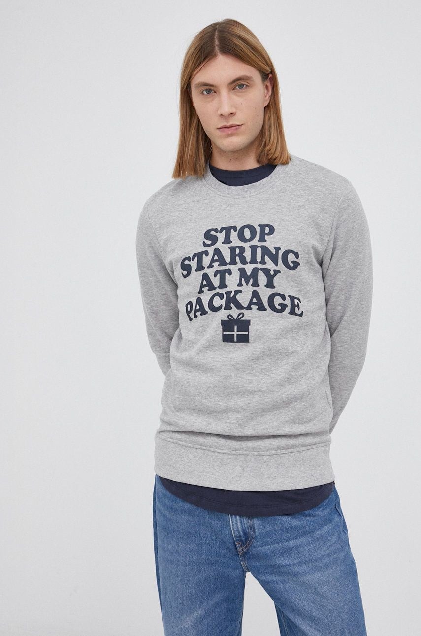 JACK JONES ERKEK SWEATSHIRT 12198356-GREY