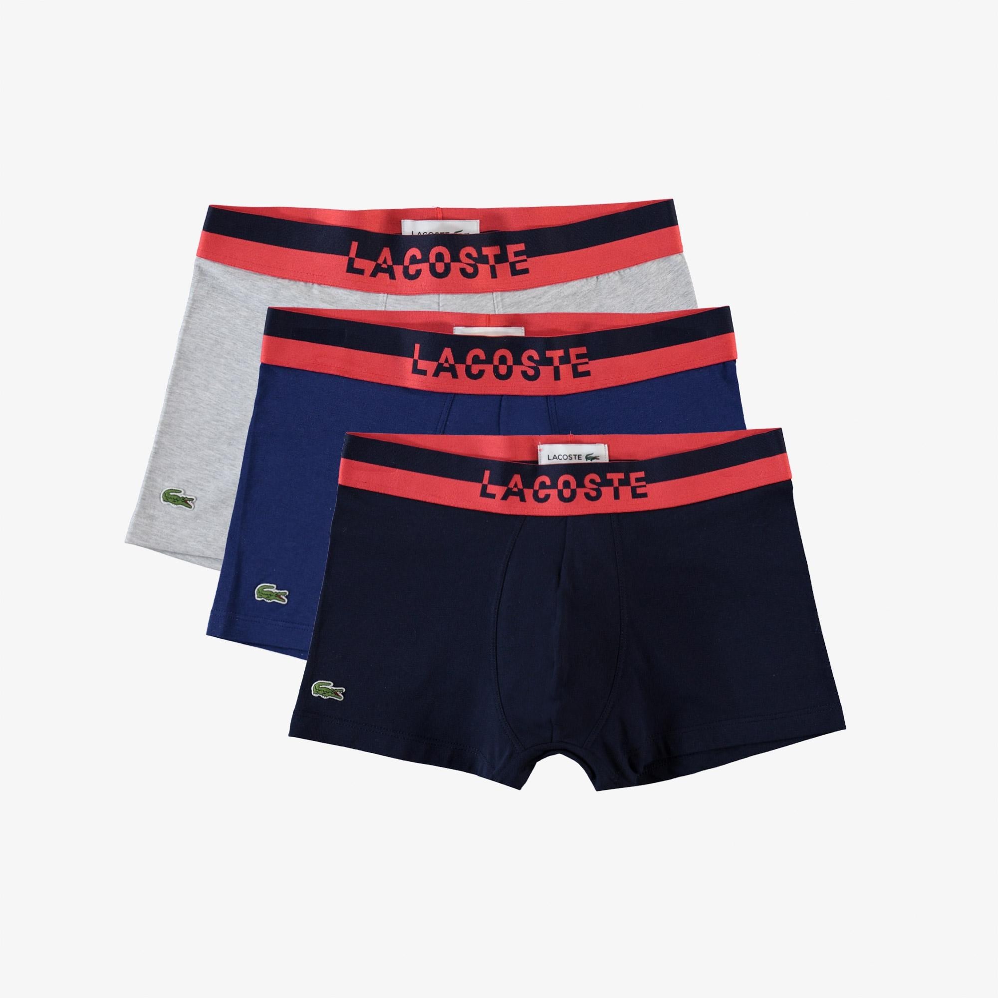 LACOSTE ERKEK 3 LÜ BOXER 5H3388-00-RTB