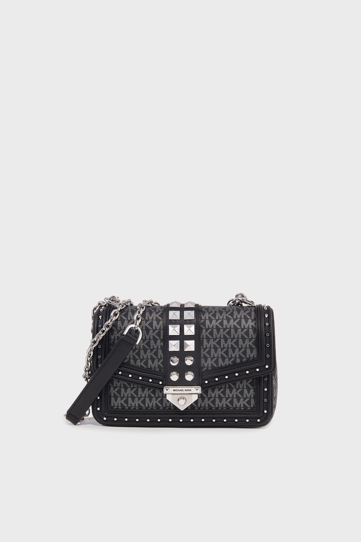 MICHAEL KORS KADIN ÇANTA 30F2S1SL7V-BLACK-SILVER