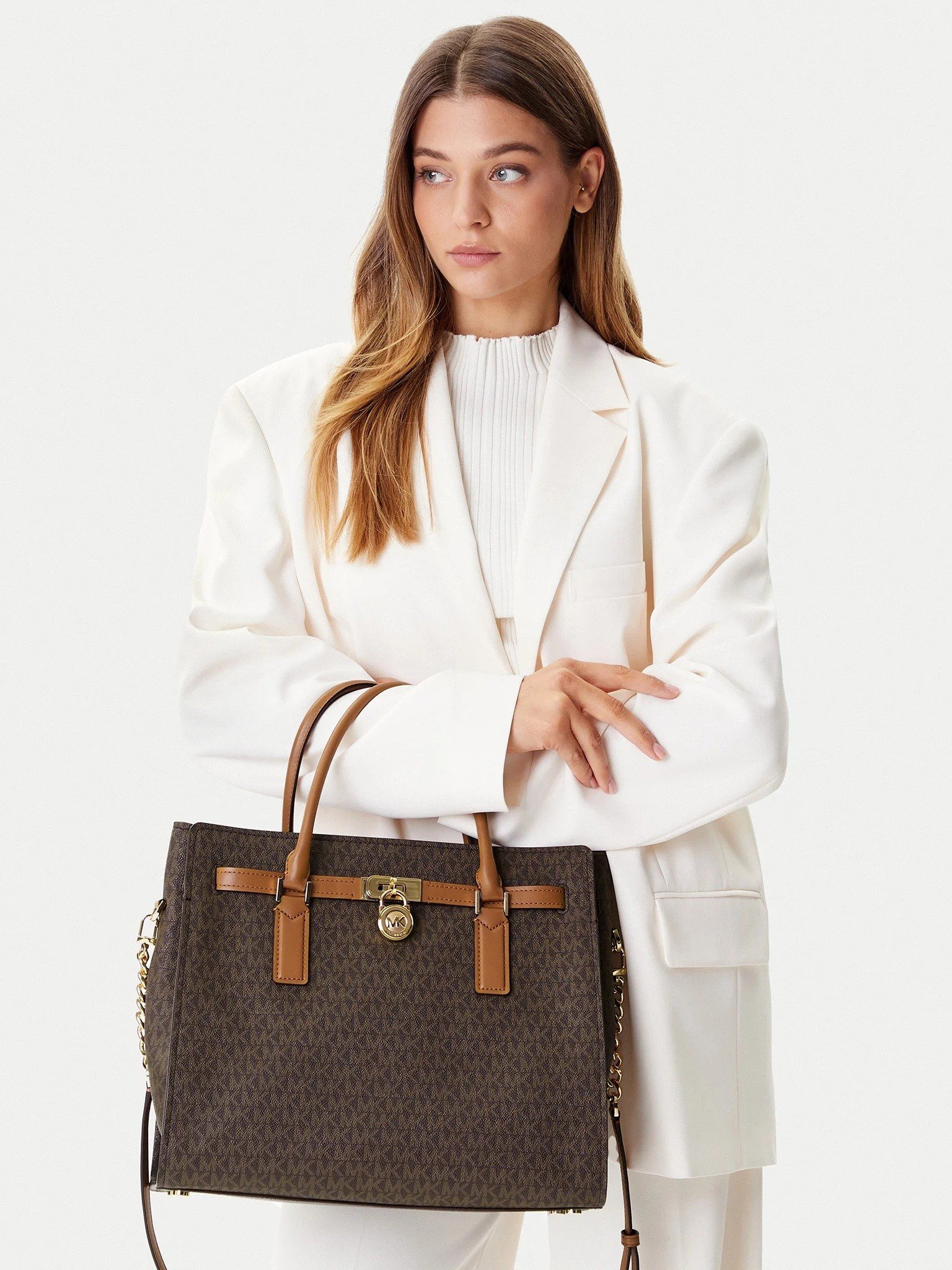 MICHAEL KORS KADIN OMUZ ÇANTASI 30F5GNXS3B-BRN
