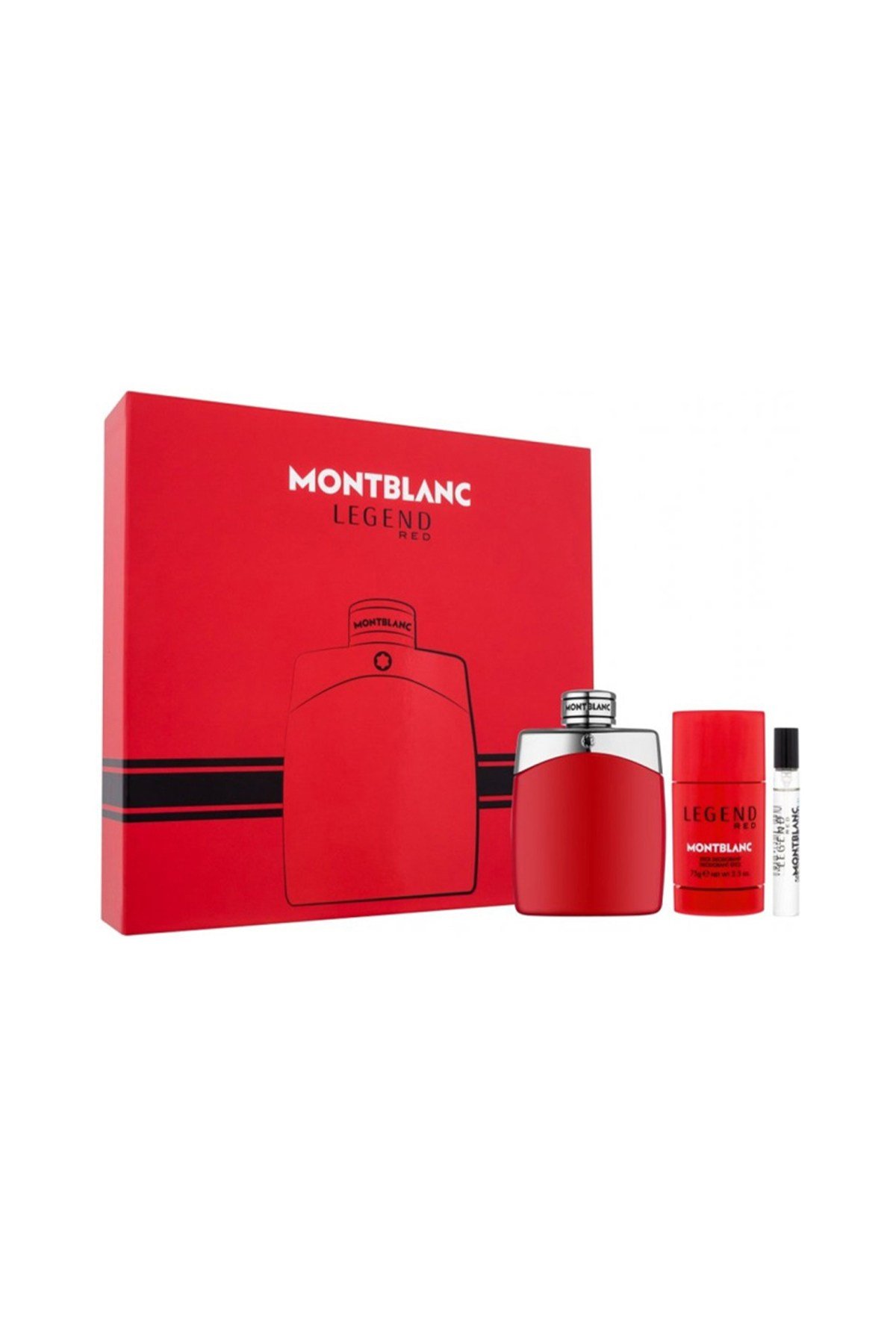 MONT BLANC EDP MEN LEGEND RED 100 ML+7,5 ML+75 ML PARFÜM SETİ
