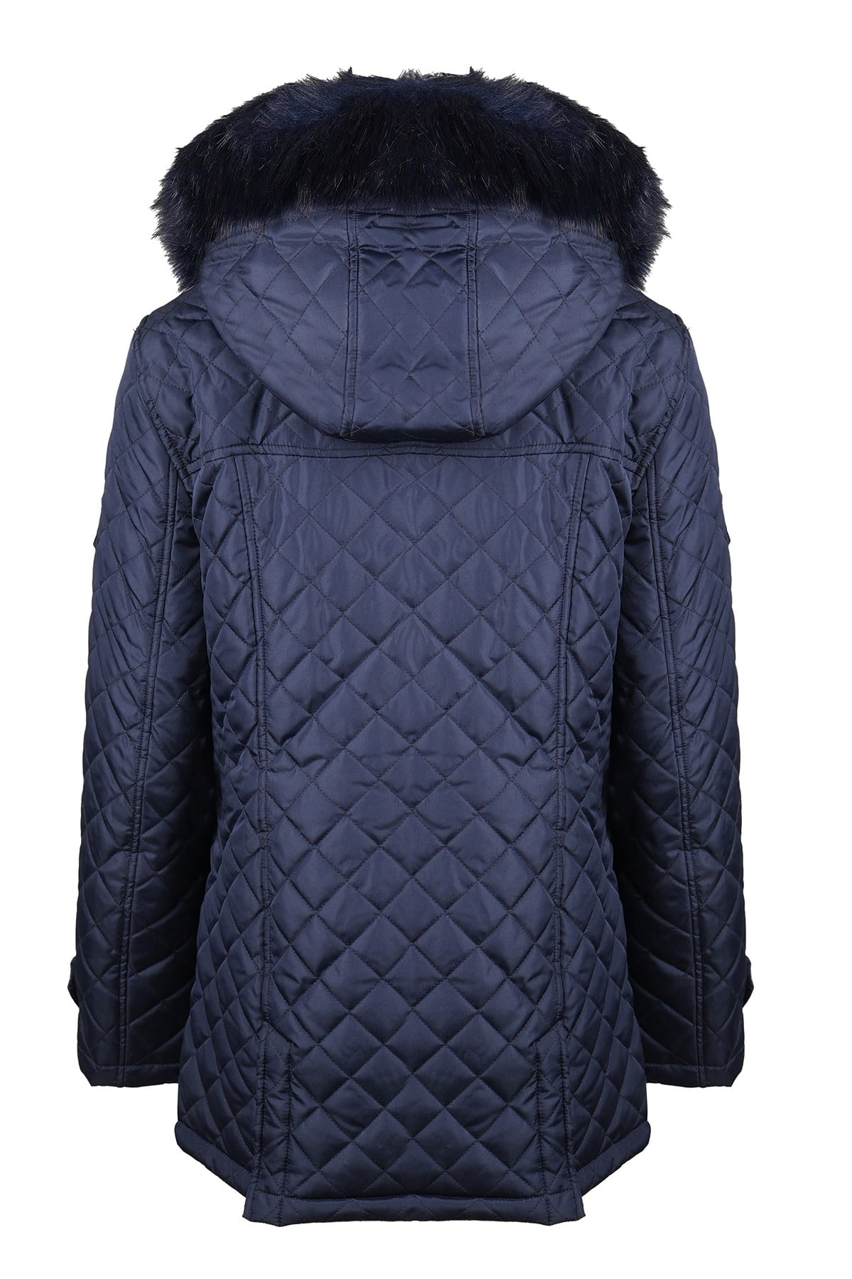 TOMMY HILFIGER KADIN KAPŞONLU MONT TW2MP277-NAVY